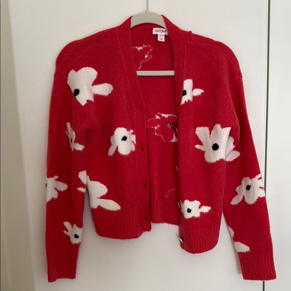 Cat & Jack flower Cardigan